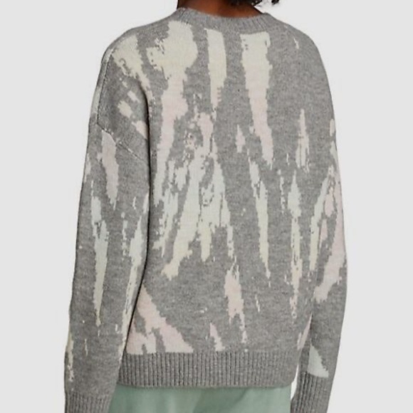 NWT Rails Women's Gray Virgo Tie Dye Wool-Blend Pullover Sweater - size Large - Picture 2 of 8